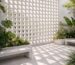 Modern breeze block boundary wall design in Pakistan featuring decorative concrete jali blocks for privacy, ventilation and contemporary home exteriors.